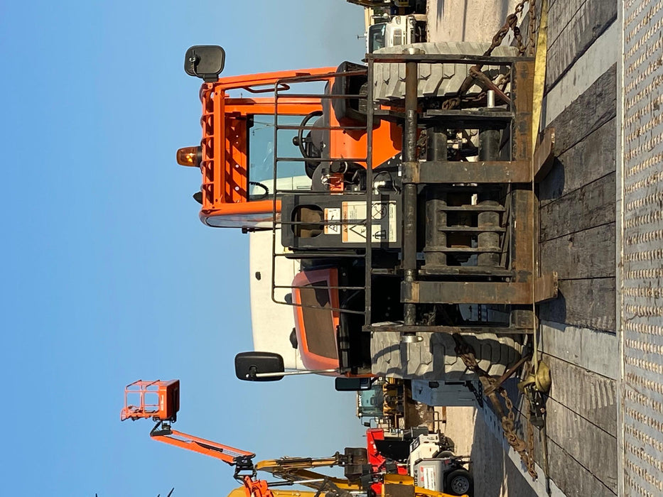 2019 JLG G5-18A JLG G5-18A 5K Telehandler w/Open ROPS, NM Solid Tires, 50" Carriage/48" Forks, Rotating Beacon