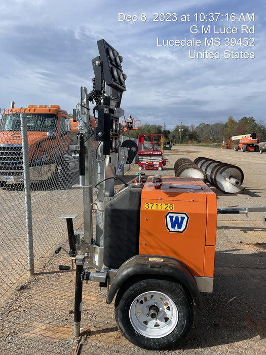 2023 Wanco WLTT-4MM4K Diesel, Deep Sea Controller, Shore Power Plug, Auto Start, (4) 350W LED Floodlights, 4kW Generator, 60 Gal Fuel Tank, 2" Ball, T3