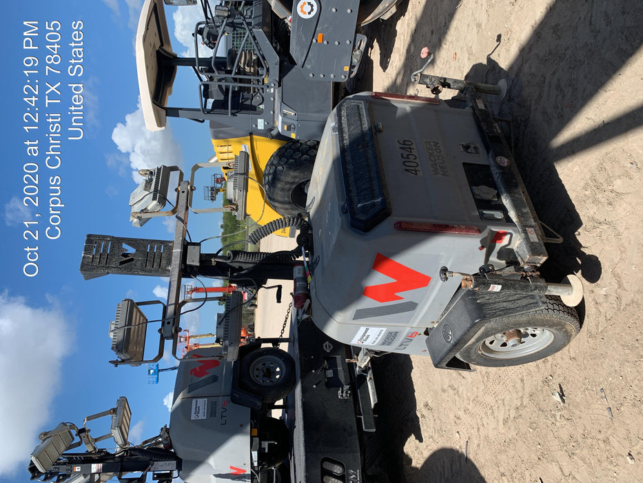 2019 Wacker Neuson LTV6K-LED LTV6K Light Tower, LED 300W, Telematics EQ SH Kubota