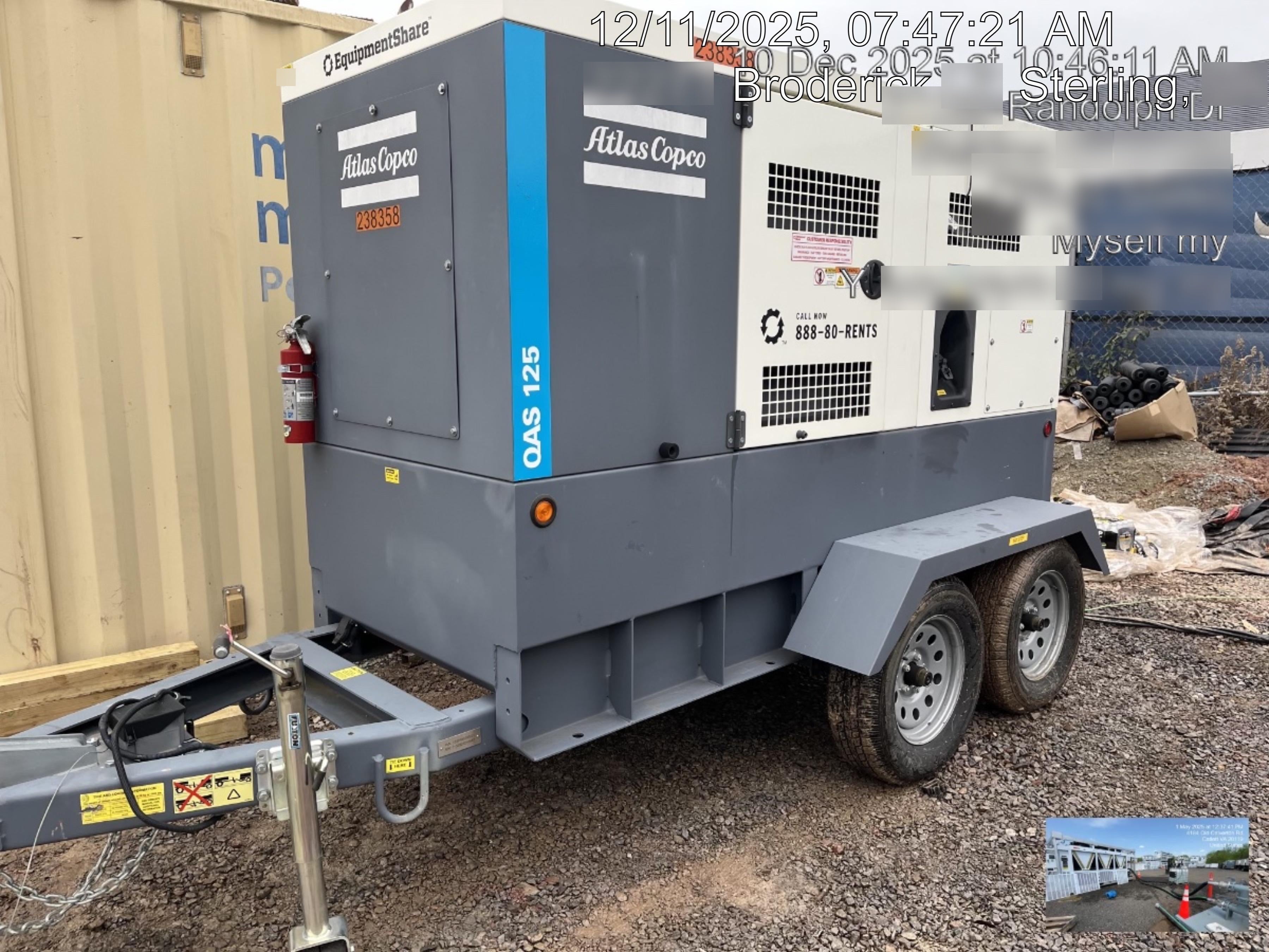 2022 ATLAS COPCO QAS 125