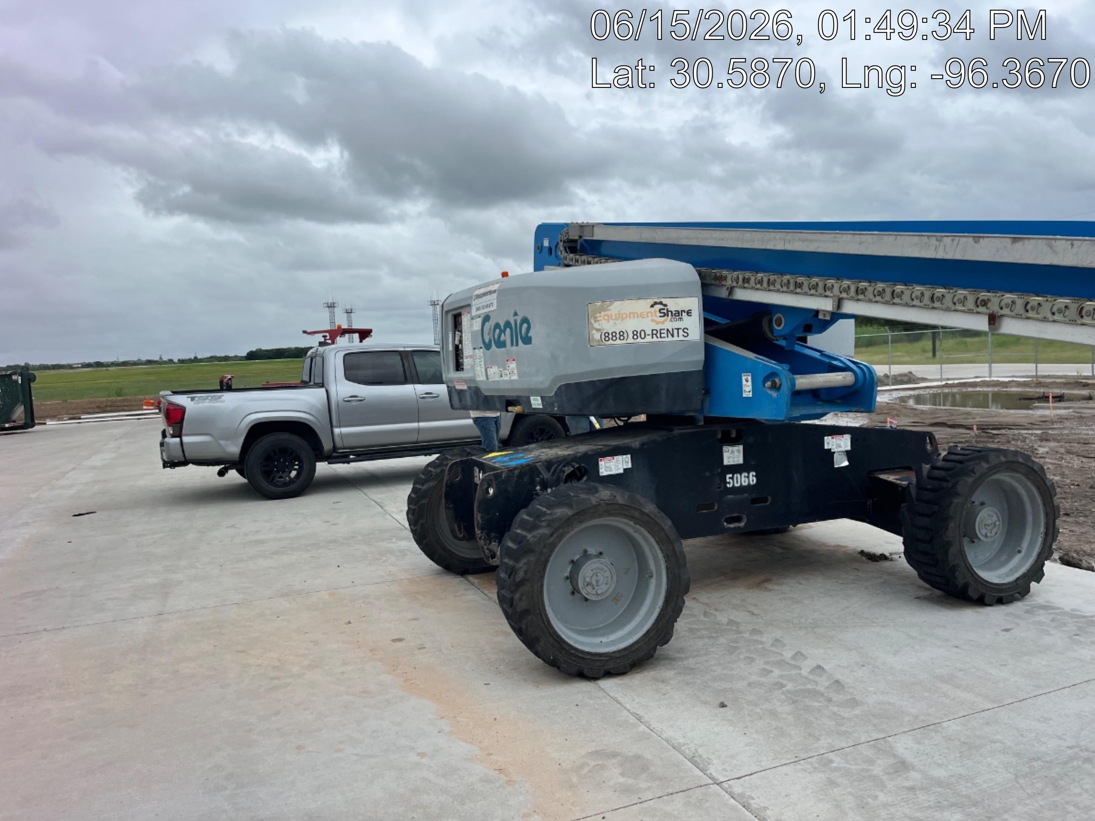 2017 Genie S-65 Genie S65, Diesel Engine, Foam Filled Tires, Glazier Kit