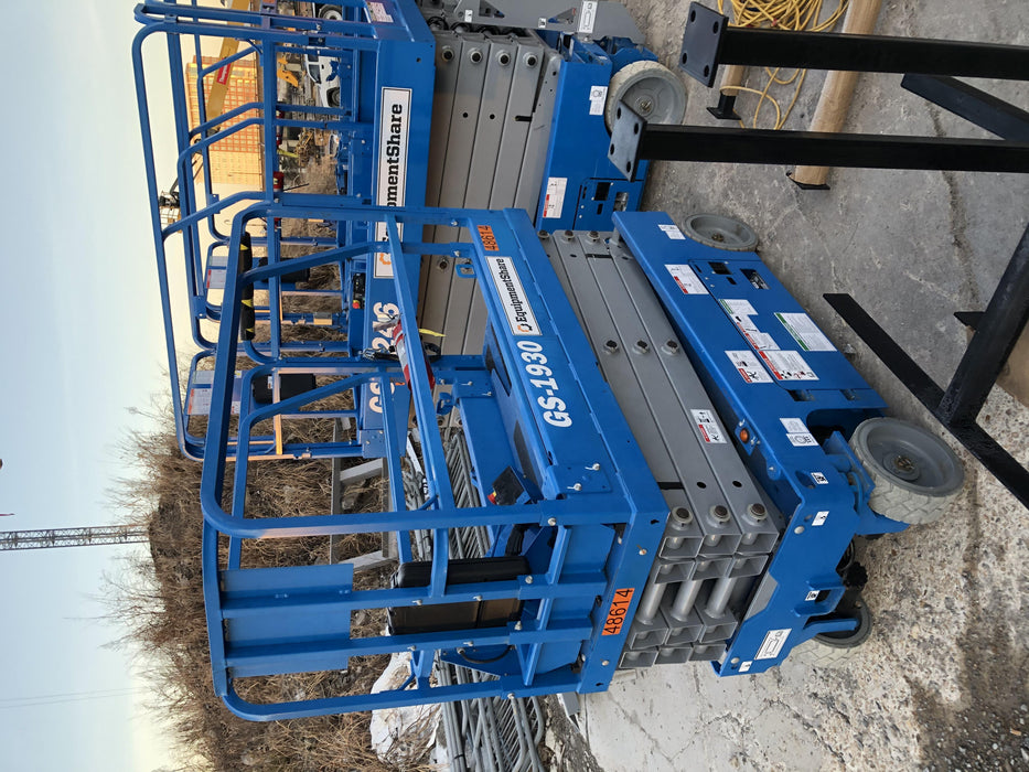 2019 Genie GS-1930 Fixed Rails with Chain Entry