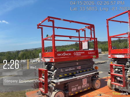 2024 Skyjack SJ3219 Electric Drive, Sld NM Tires, DBcns, RFRails, Power to Platform, T3 + Access Control