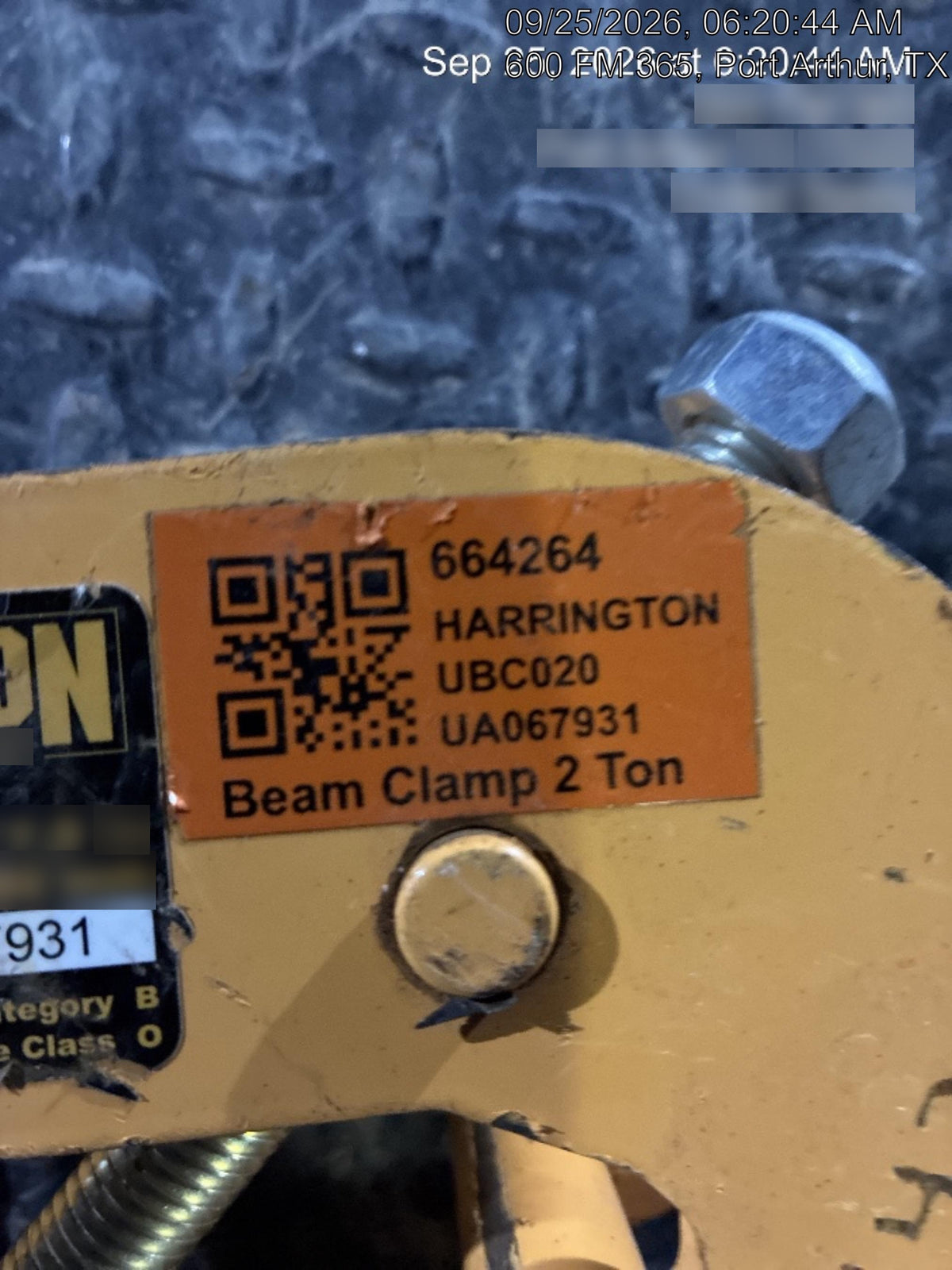 2026 HARRINGTON UBC020
