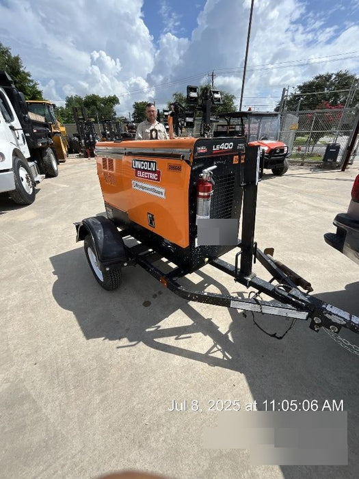 2022 Lincoln Electric LE400 Kubota V1505, Trlr, Cable Rack, Light Kit, ES Decals, T3