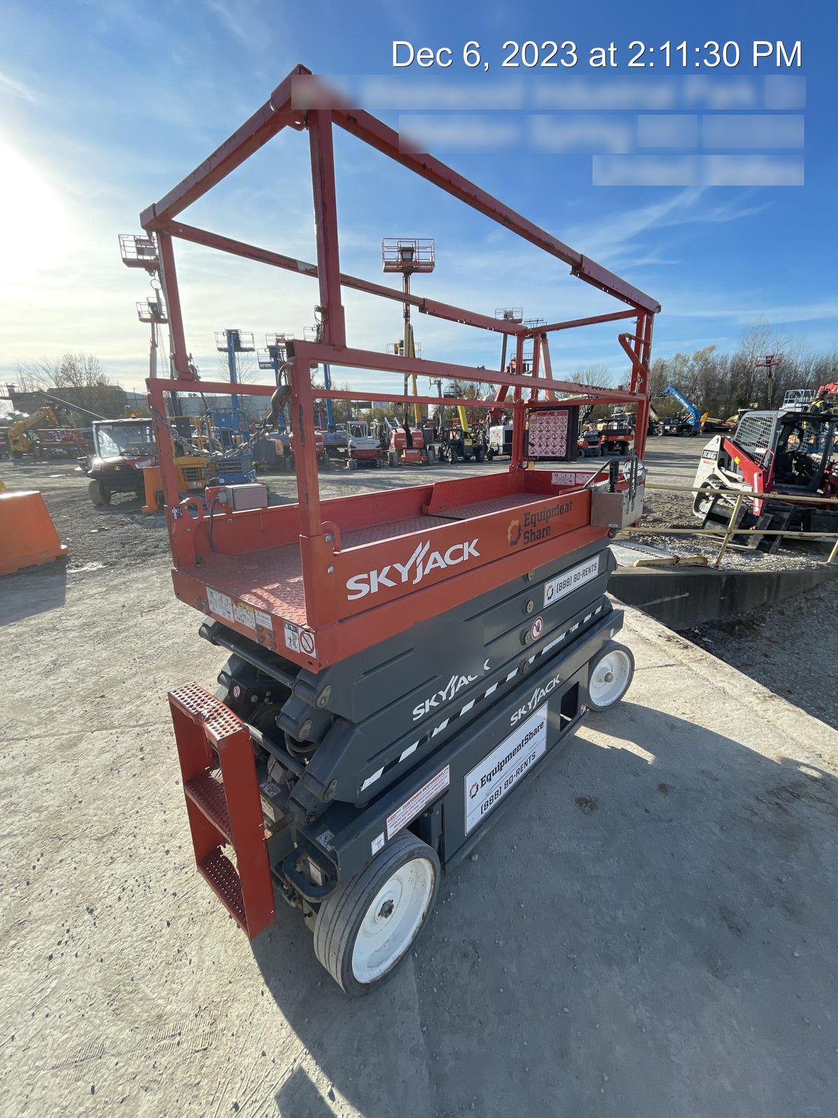 2019 Skyjack SJIII-3226 Standard Options