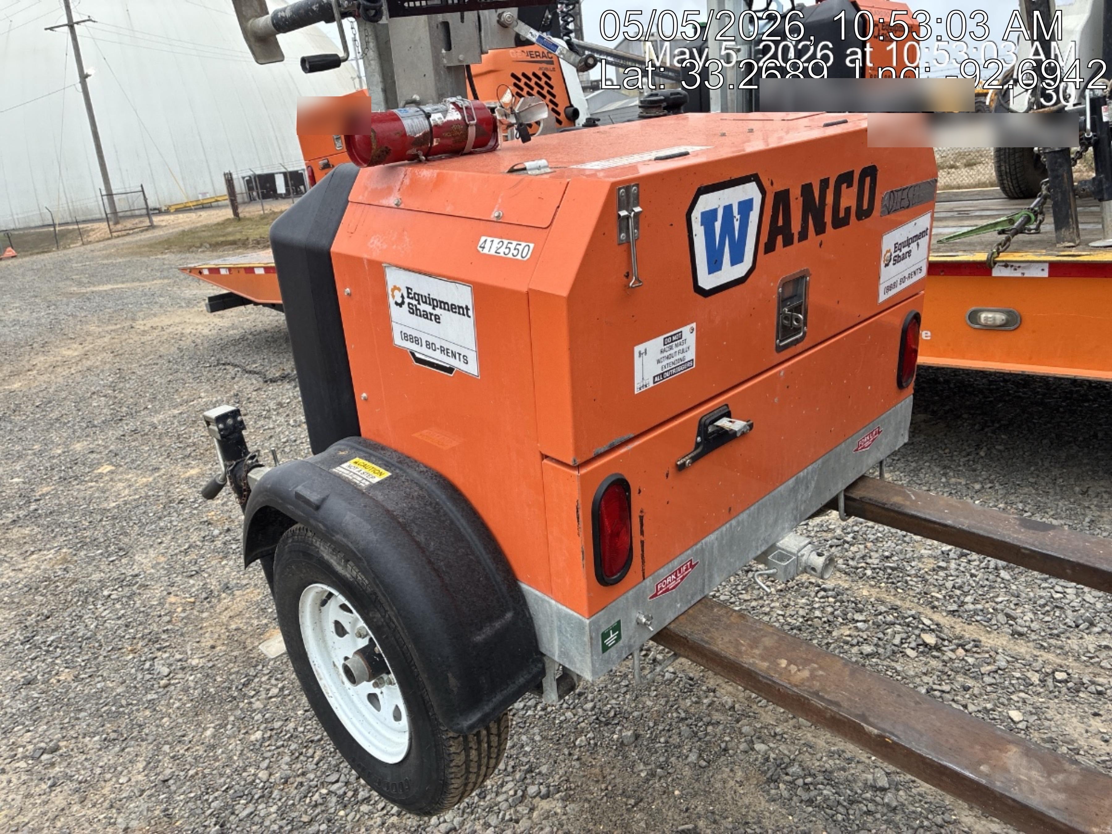 2024 Wanco WLTT-4MM4K Diesel, Deep Sea Controller, Shore Power Plug, Auto Start, (4) 350W LED Floodlights, 4kW Generator, 60 Gal Fuel Tank, 2" Ball, T3