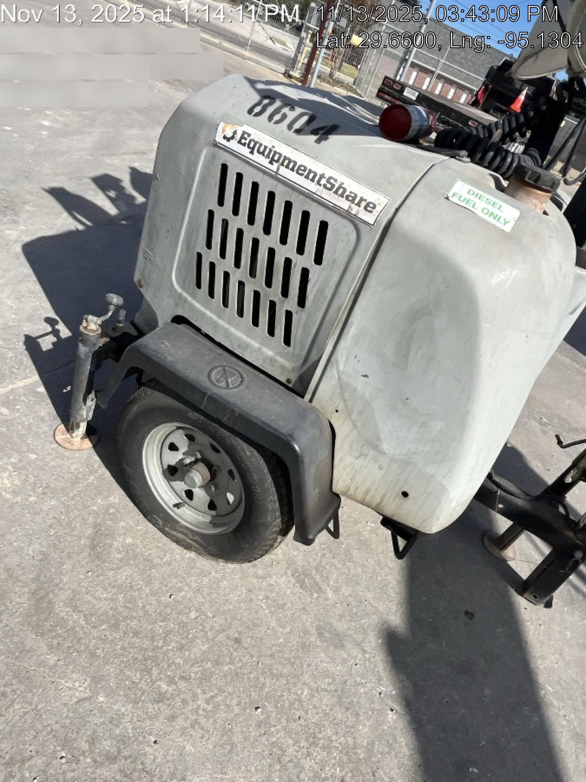 2018 Wacker Neuson LTV6L-MH Wacker Neuson LTV6L Towable Light Tower