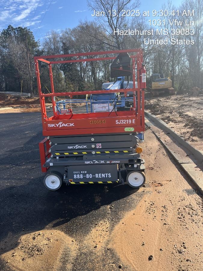 2024 Skyjack SJ3219 Electric Drive, Sld NM Tires, DBcns, RFRails, Power to Platform, T3 + Access Control