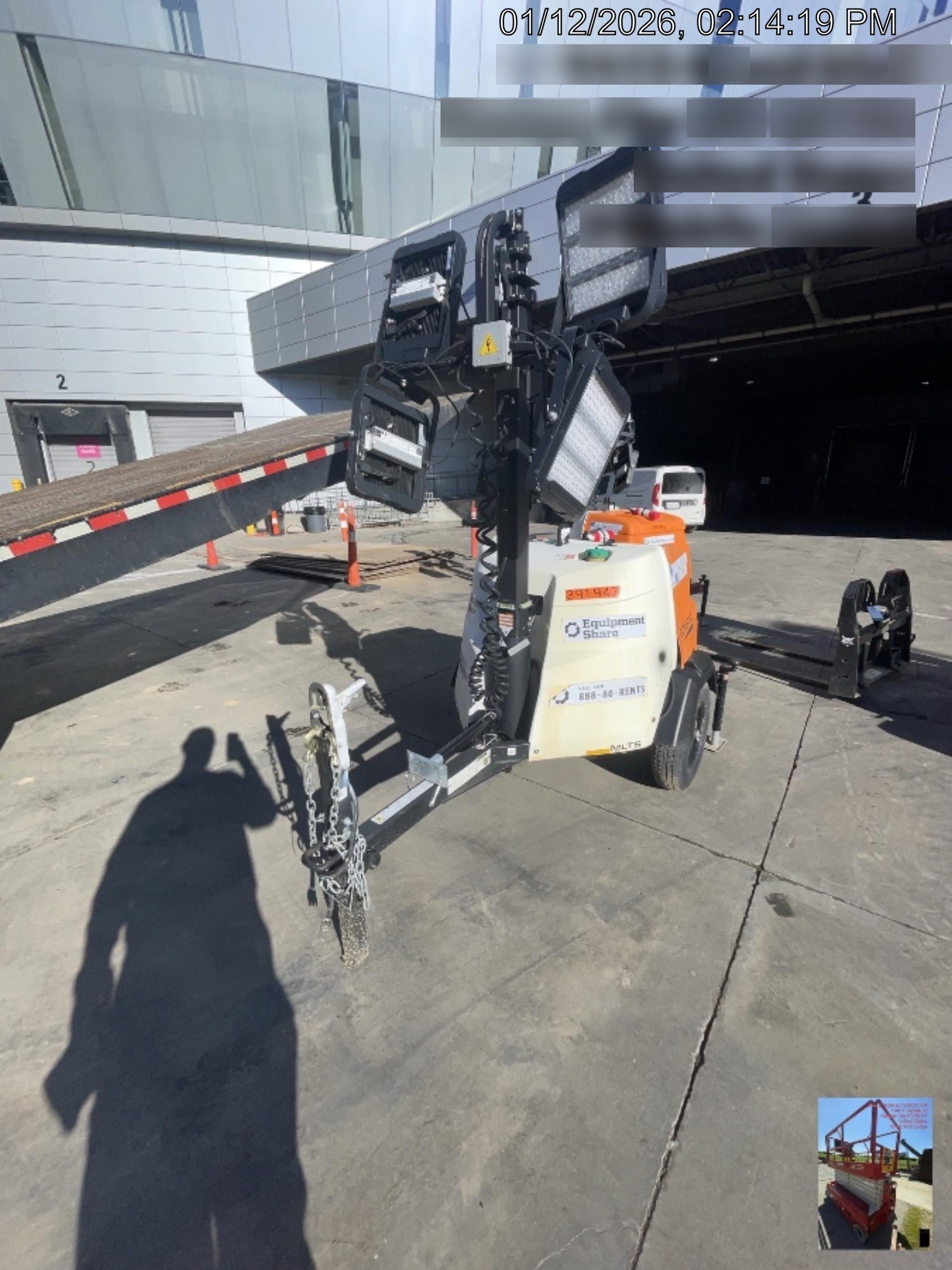 2024 Generac MLT2 Diesel, Flex Switch 120V Input, Powerzone Controller, 
(4) 320W LED Lights, 4kW Generator, 39.9 Gal Fuel Tank, 2" Ball, T3