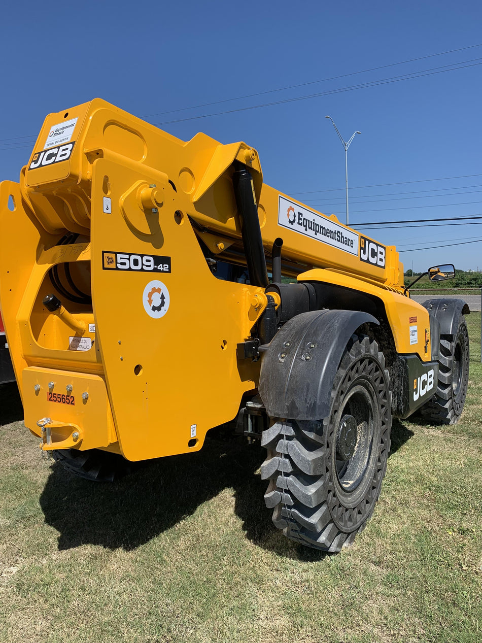 2022 JCB 509-42 74Hp Dsl, Cab/Heat/Air, Sld Tires, LED WL, Bcn, L Hook, EST