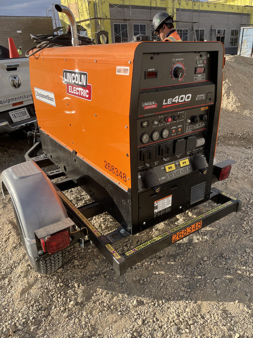 2022 Lincoln Electric LE400 Kubota V1505, Trlr, Cable Rack, Light Kit, ES Decals, T3