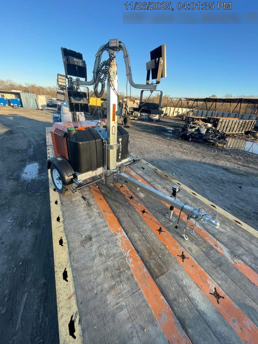 2025 Wanco WLTT-4MM4K Diesel, Mitsubishi L2E, 9.0HP @1800 rpm, Deep Sea Controller, Shore Power Plug, Auto Start, (4) 350W LED Floodlights, 4kW Generator, 60 Gal Fuel Tank, 2" Ball, T3