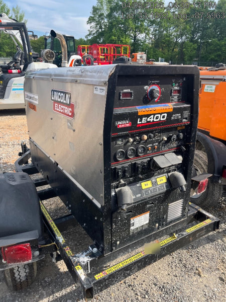 2024 Lincoln Electric LE400 Kubota V1505, Trlr, Cable Rack, Light Kit, ES Decals, T3