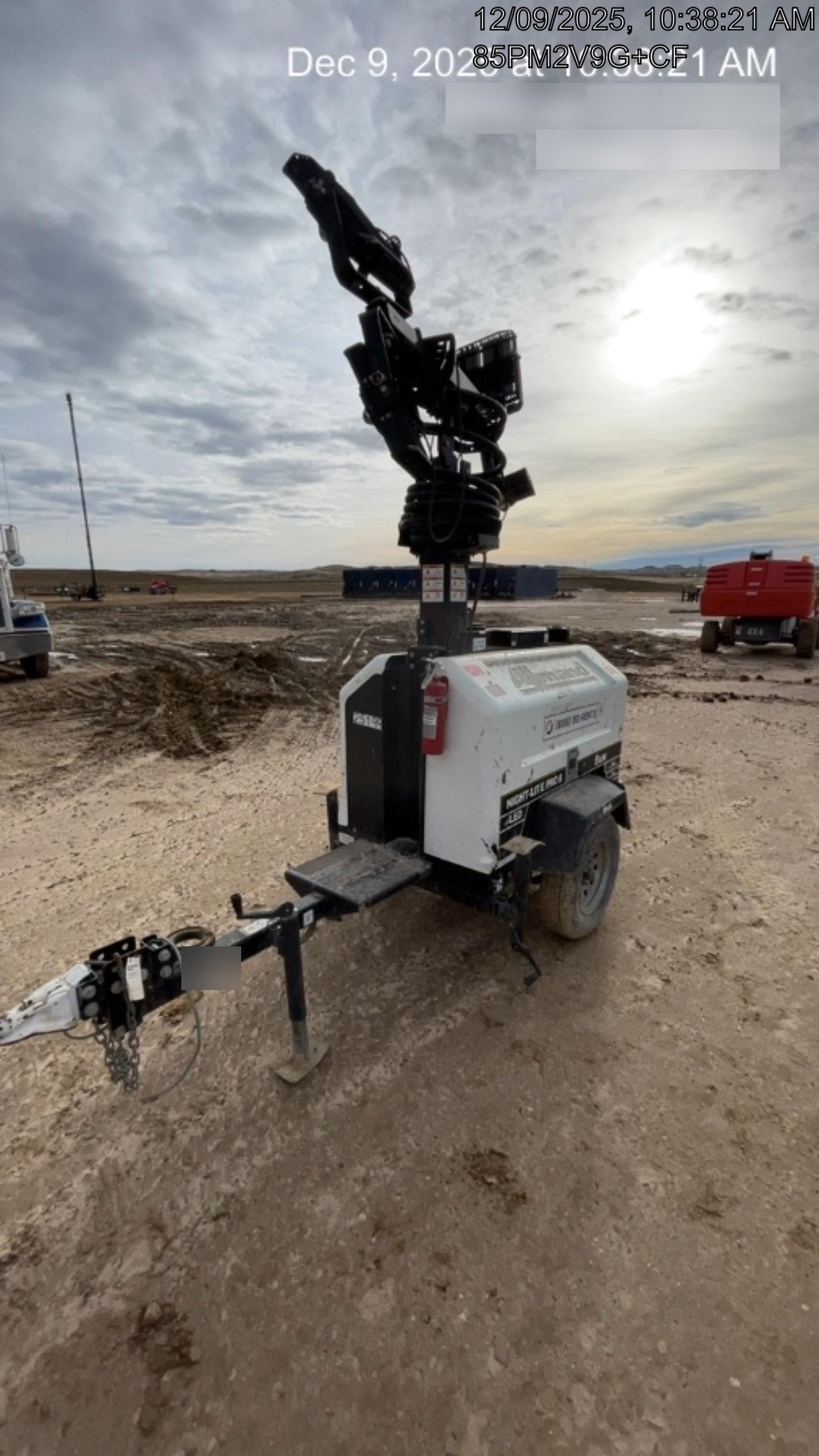 Allmand Bros. Night-Lite Pro II Allmand Night-Lite Pro II Allmand Night-Lite Pro II 8 kW Light Tower w/Kubota Engine, LED Light Package