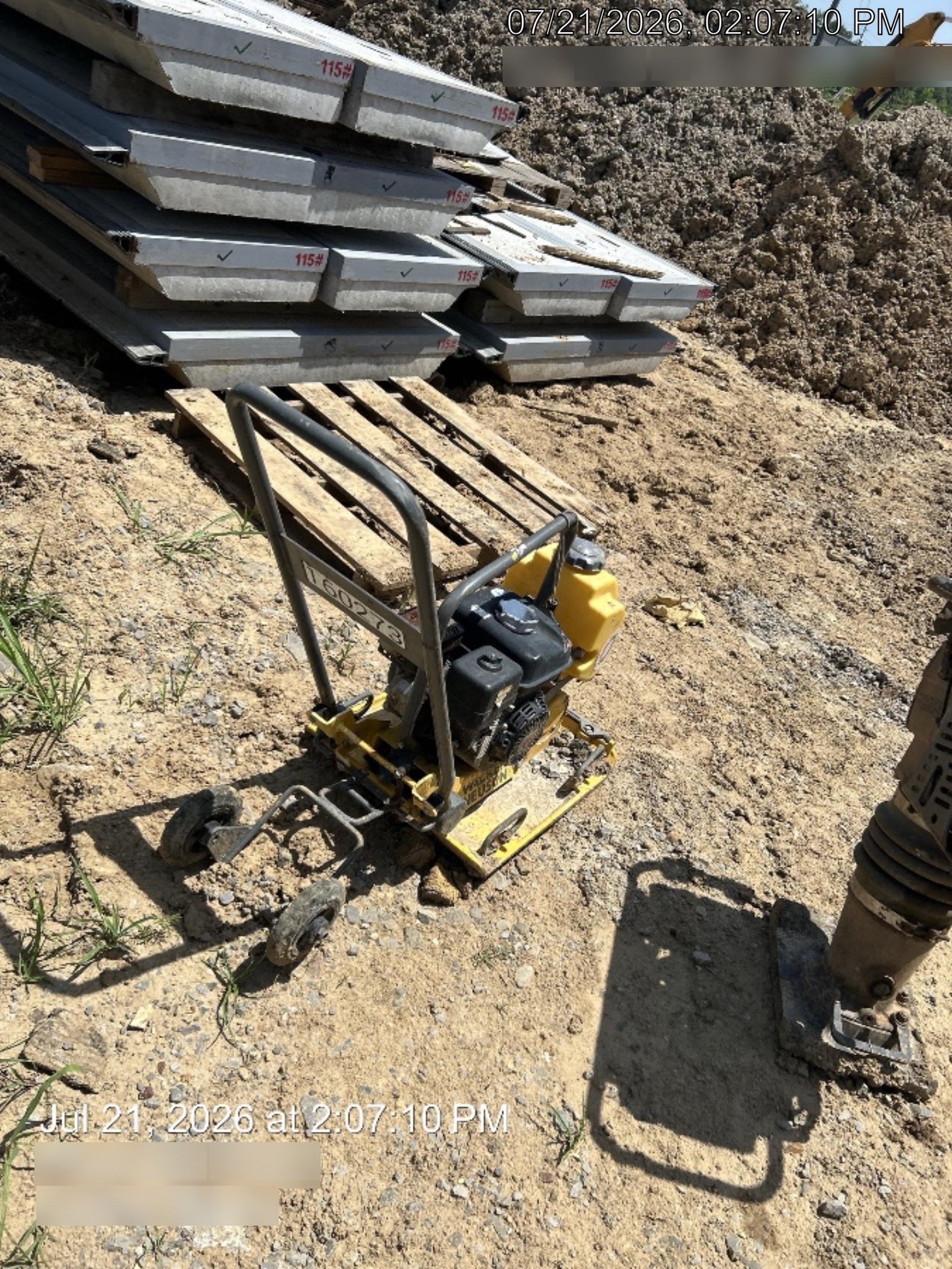2021 WACKER NEUSON VP1550AW