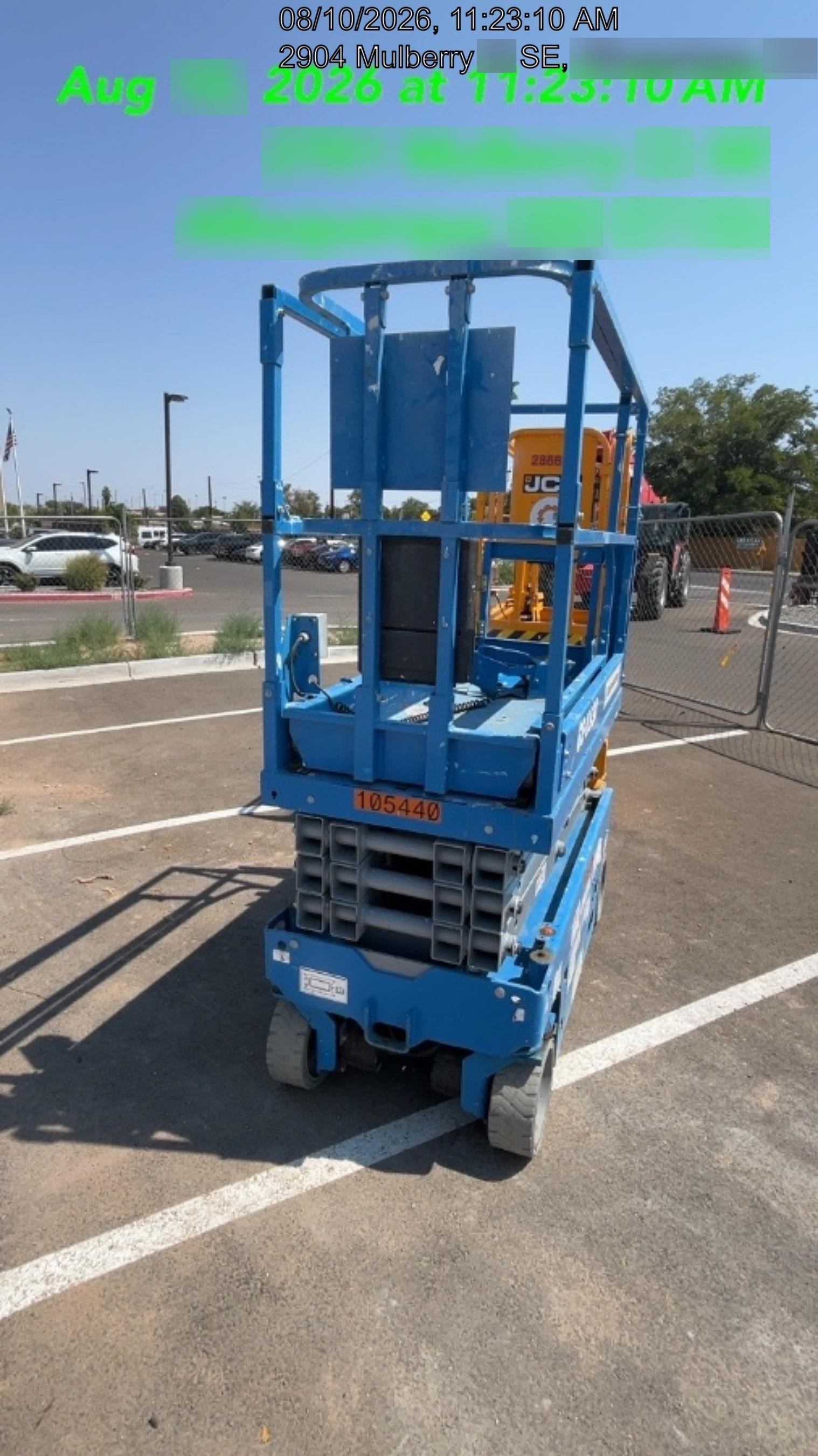 2020 Genie GS-1930 Solid Non Marking Tires, Beacon, Folding rails with half height swing gate