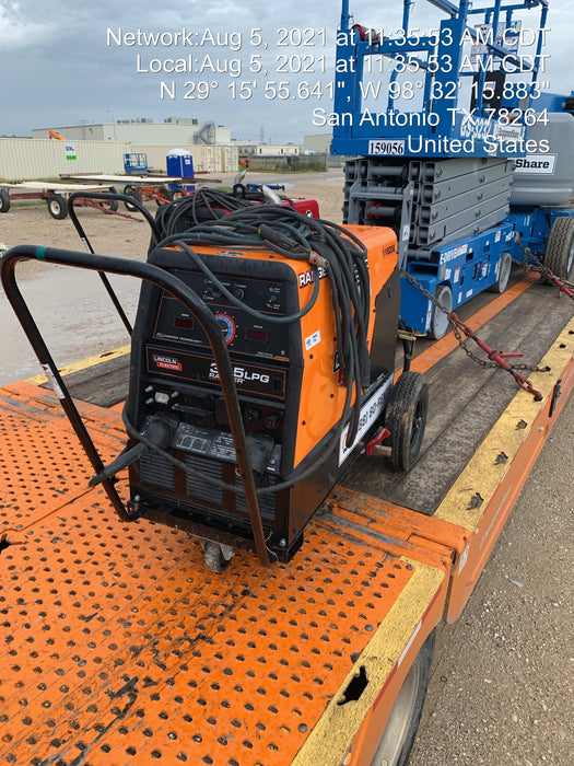 2020 Lincoln Electric Ranger 305 LPG Kohler Engine, One-Pak