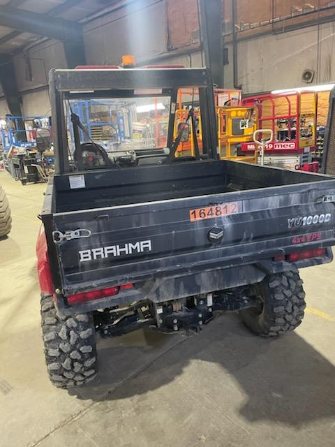 2021 Yanmar YU1000 Canopy, Steel Wheel, Poly WindShield, Beacon, Backup Alarm