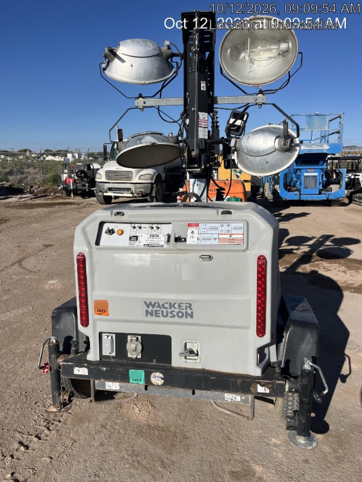 Wacker Neuson LTV6K-MH Wacker Neuson LTV6K Towable Light Tower