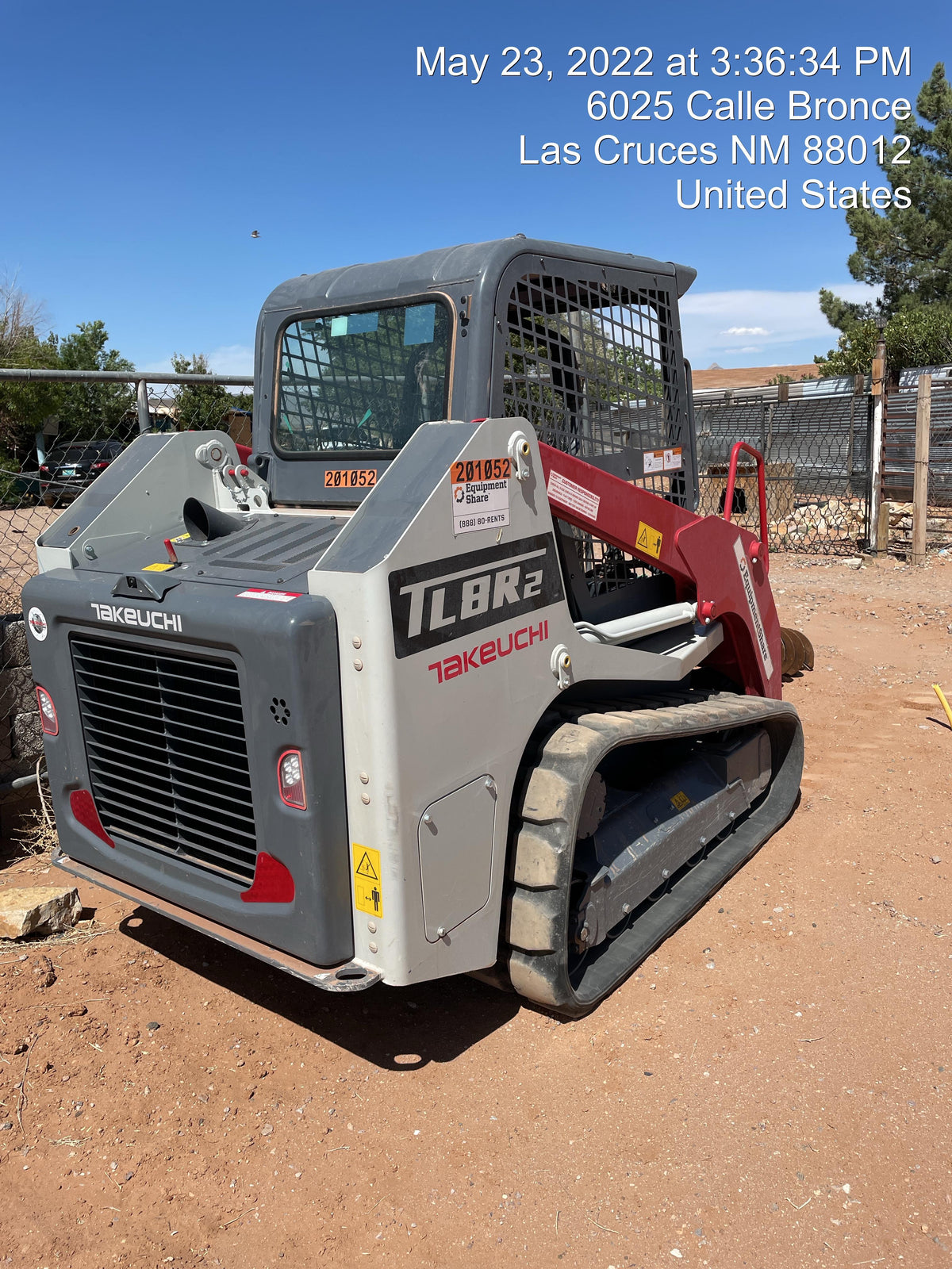 2022 TAKEUCHI TL8R2-R