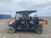 2020 Kubota RTV-X1140W-H 4WD utility cart -LED strobe -Windshield tempered glass -Plastic canopy -Wire harness kit -Backup alarm