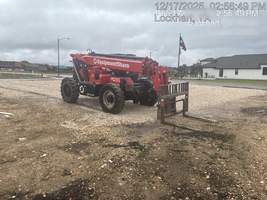 2019 Manitou MTA10055 Canopy, 120 HP, Solid Tires, Work Lights, Lift Hook, Auxiliary Hydraulics 66" Carriage and 60" Forks