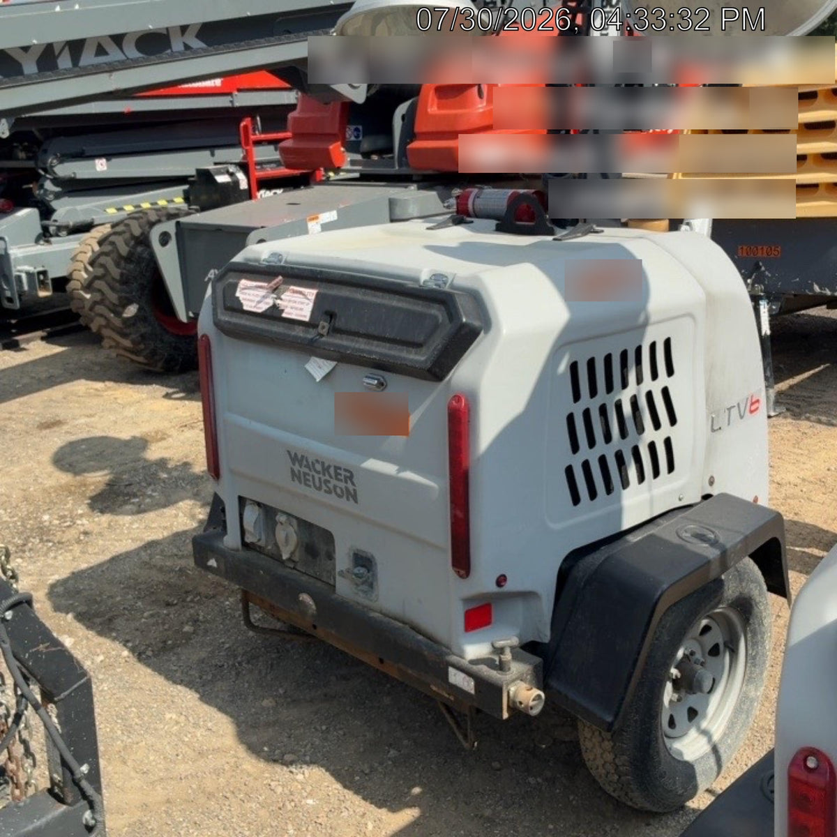 2019 Wacker Neuson LTV6L-MH Standard Options, ES Track Hardware, Fuel Level Sensor