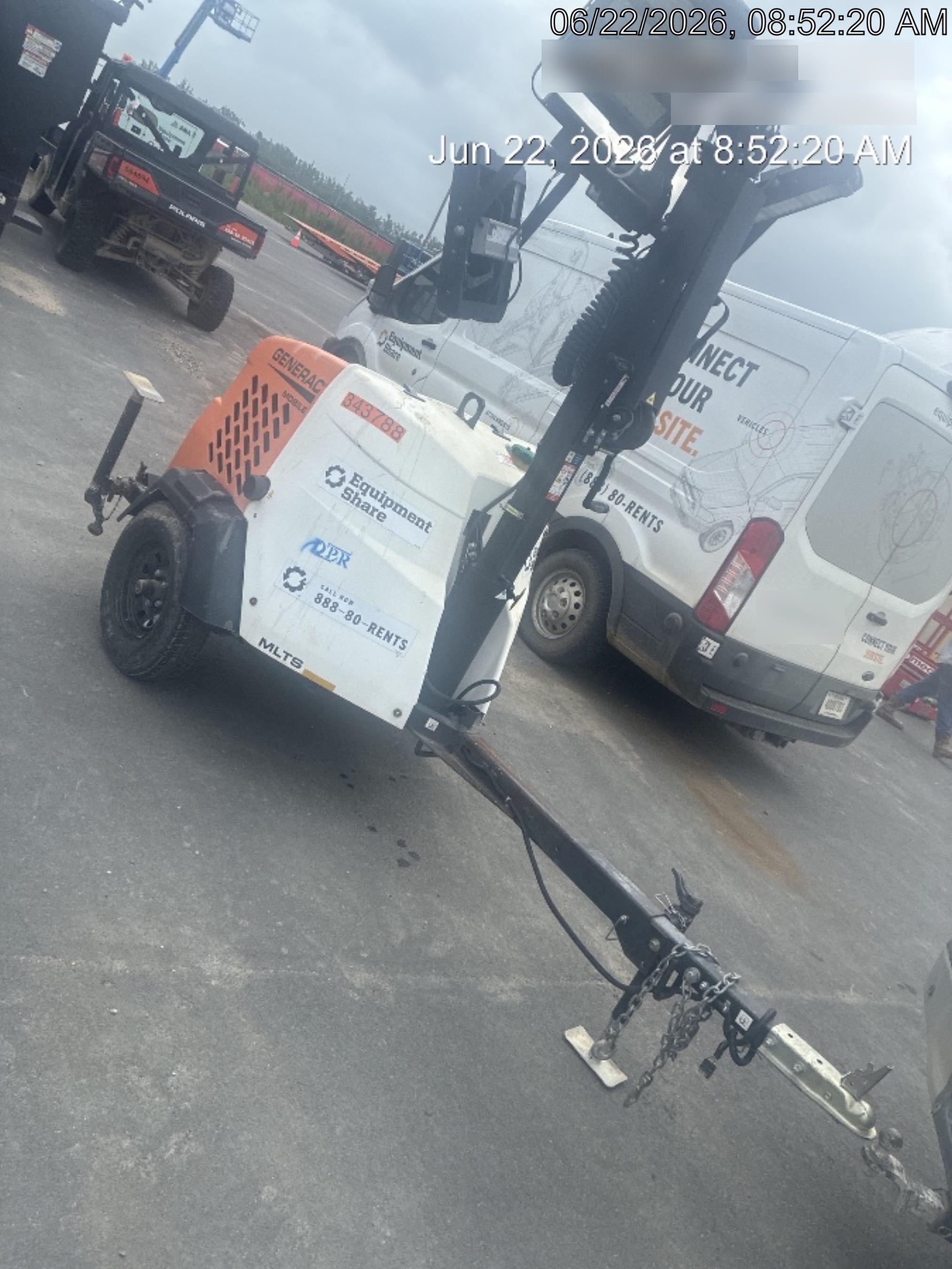 2023 Generac MLT2 Diesel, Flex Switch 120V Input, Powerzone Controller, (4) 320W LED Lights, 4kW Generator, 39.9 Gal Fuel Tank, 2" Ball, T3