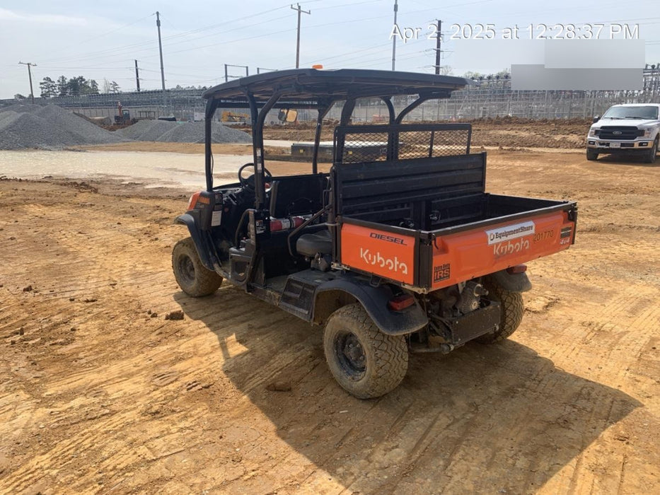 2022 Kubota RTV-X1140W-H Plastic Canopy, Windshield Acrylic Clear, LED Strobe Light, Wire Harness Kit, Back up Alarm