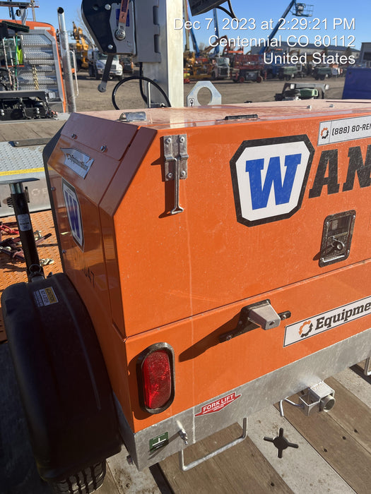 2023 Wanco WLTT-4MM4K Diesel, Deep Sea Controller, Shore Power Plug, Auto Start, (4) 350W LED Floodlights, 4kW Generator, 60 Gal Fuel Tank, 2" Ball, T3