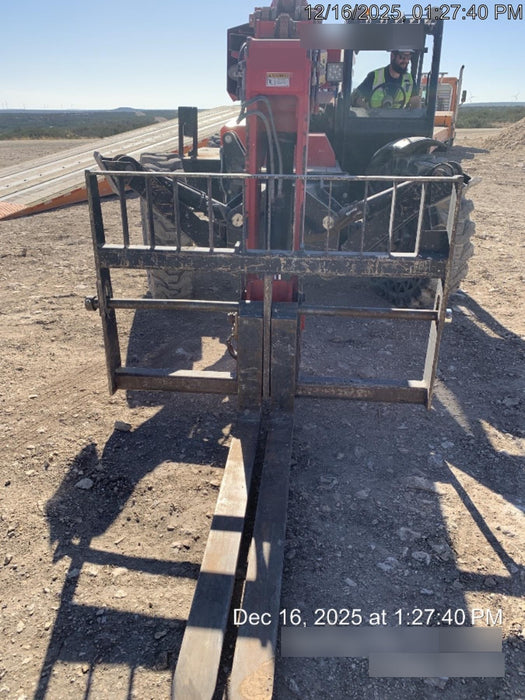 2019 Manitou MTA10055 Canopy, 120 HP, Solid Tires, Work Lights, Lift Hook, Auxiliary Hydraulics 66" Carriage and 60" Forks
