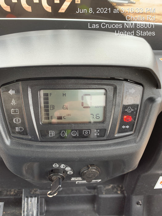 2022 Kubota RTV-X1140W-H Plastic Canopy, Windshield Acrylic Clear, LED Strobe Light, Wire Harness Kit, Back up Alarm