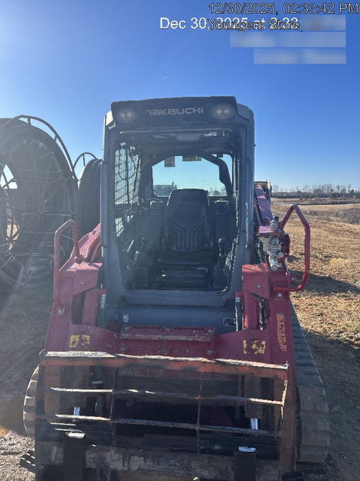 2020 Takeuchi TL12R2-CRR Cab/Heat/Air, Hydraulic QC, Ride Control