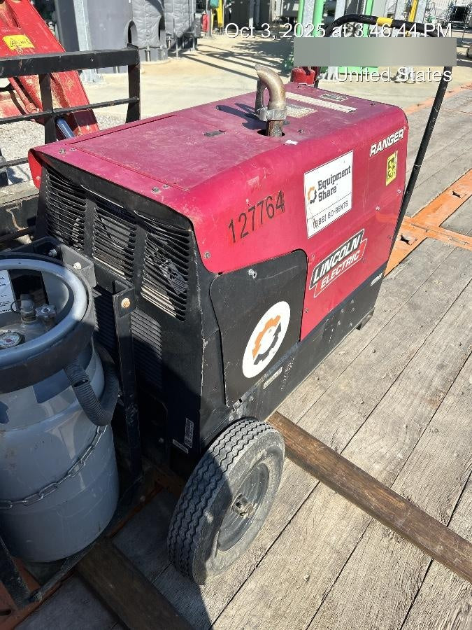 2021 Lincoln Electric Ranger 305 LPG K3430-1, Ranger 305 LPG, Undercarriage, Tank Holder & Strap, 10kw AC Gen, 25hp Kohler LPG Eng