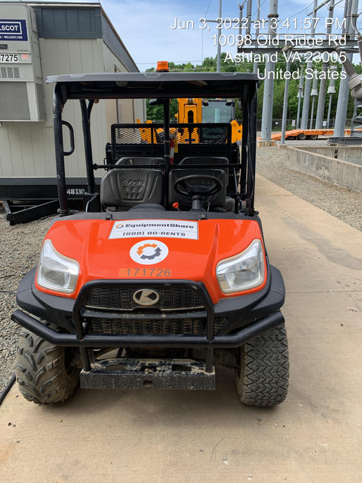 2021 Kubota RTV-X1140W-H Plastic Canopy, Windshield Acrylic Clear, LED Strobe Light, Wire Harness Kit, Back up Alarm