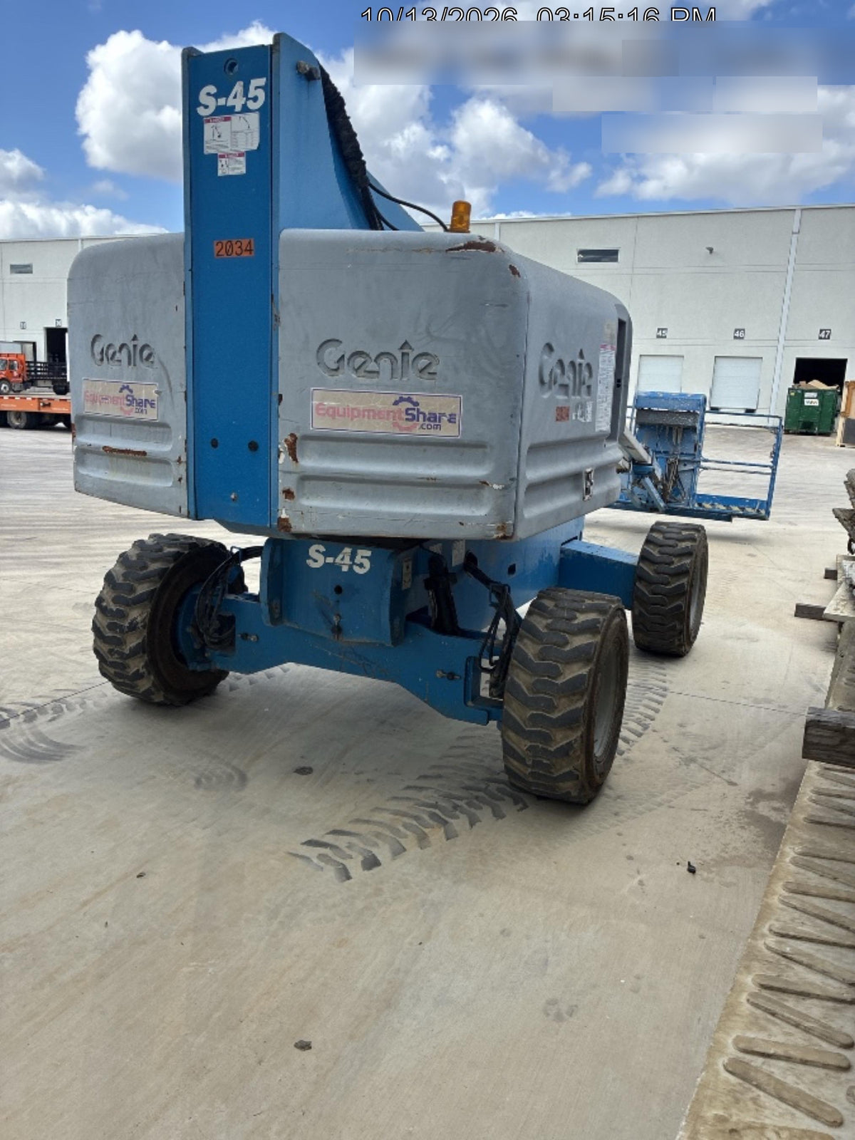 2016 GENIE S-45