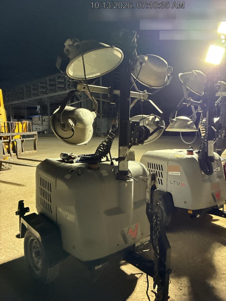 2018 Wacker Neuson LTV6L-MH LTV6L Mobile Light Tower w/Fuel Level Sensor Installed