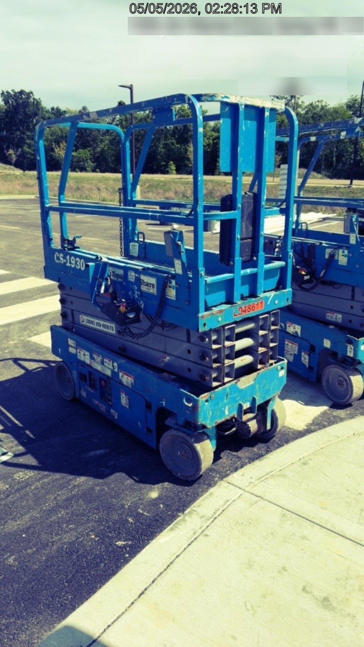 2019 Genie GS-1930 Fixed Rails with Chain Entry
