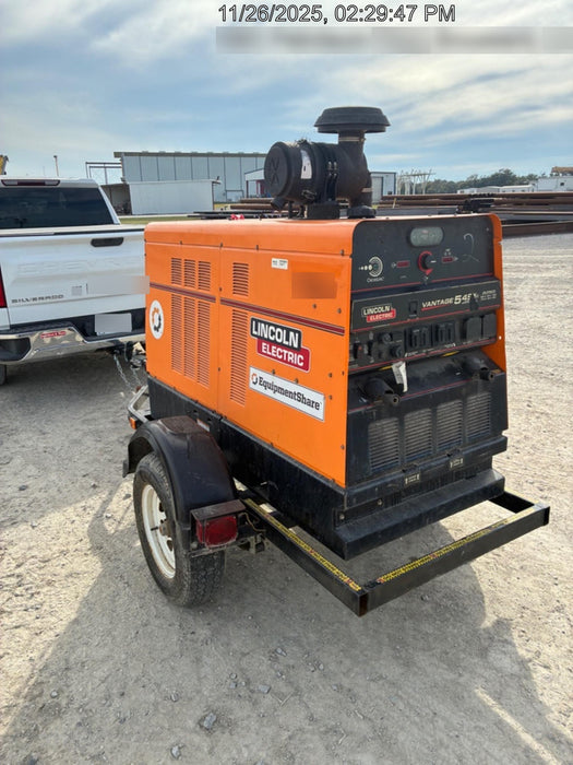 2021 Lincoln Electric Vantage 549X Ready Pak 3, ORANGE (includes trailer, cable rack, fender light kit)