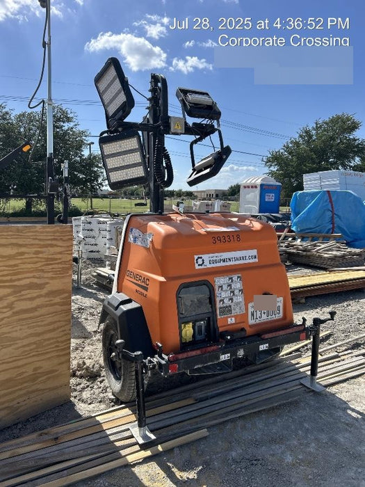 2024 Generac MLT2 Diesel, Flex Switch 120V Input, Powerzone Controller, 
(4) 320W LED Lights, 4kW Generator, 39.9 Gal Fuel Tank, 2" Ball, T3