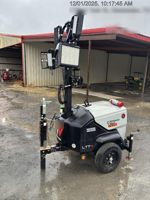 2024 Wacker Neuson LTT4 Diesel, Kohler KDW702, Deep Sea Controller, Auto Start, LED 320W, Bypass Outlet, T3