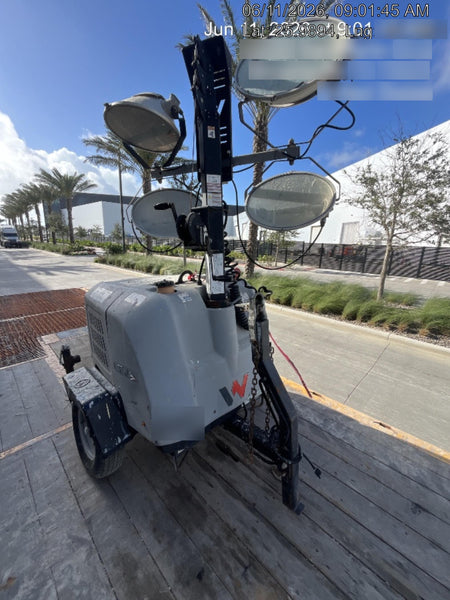 2018 Wacker Neuson LTV6K-MH Wacker Neuson LTV6K Mobile Light Tower w/Fuel Level Sensor Installed, Trailer VIN 5XFLV0416JM004545