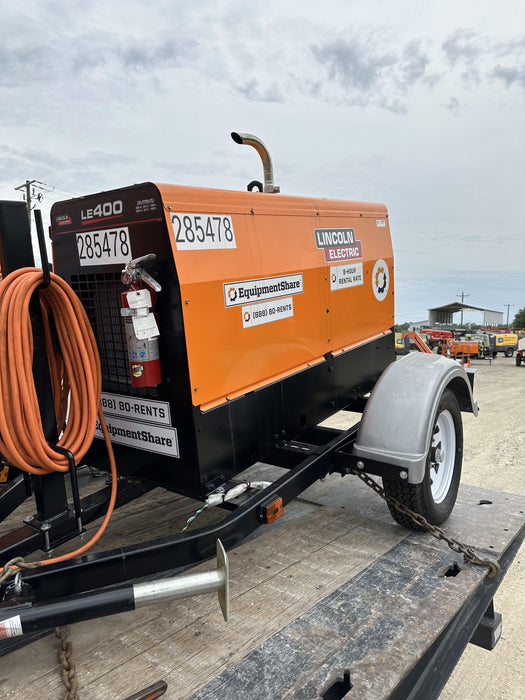 2022 Lincoln Electric LE400 Kubota V1505, Trlr, Cable Rack, Light Kit, ES Decals, T3