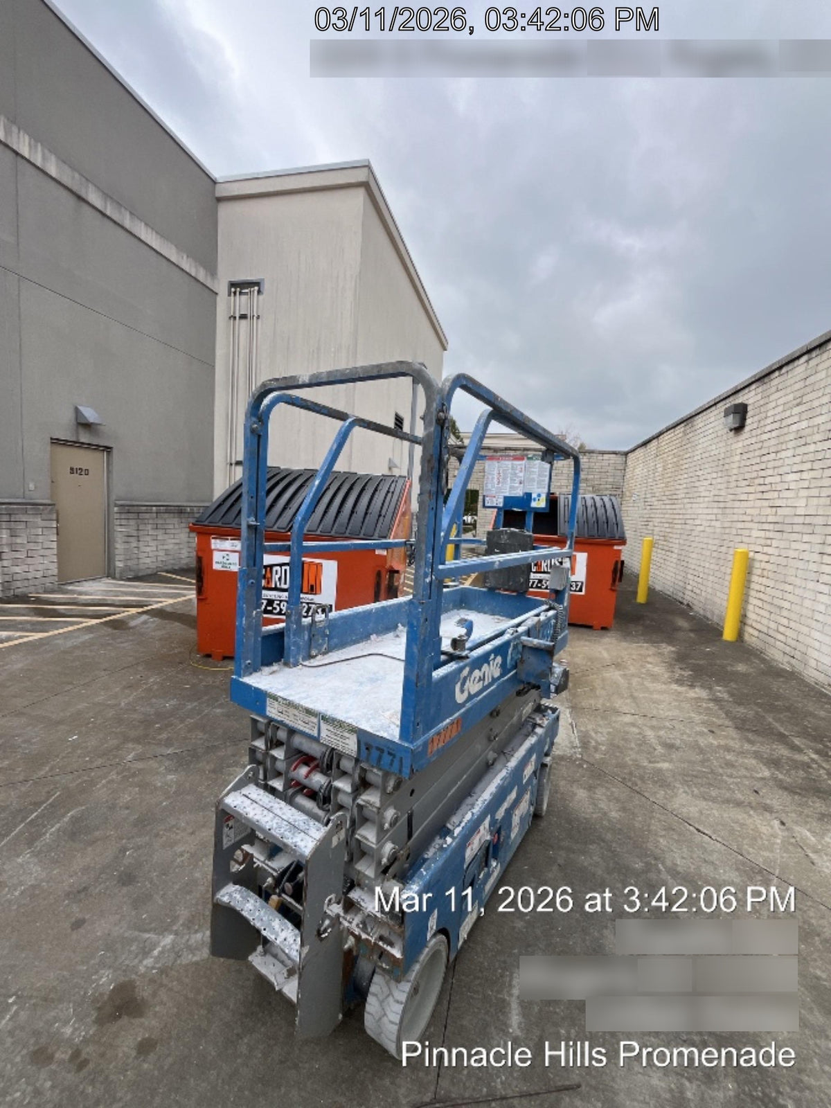 2018 Genie GS-1930 Genie GS-1930 w/Fixed Rail, Chain Entry