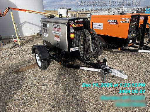 2024 Lincoln Electric LE400 Kubota V1505, Trlr, Cable Rack, Light Kit, ES Decals, T3