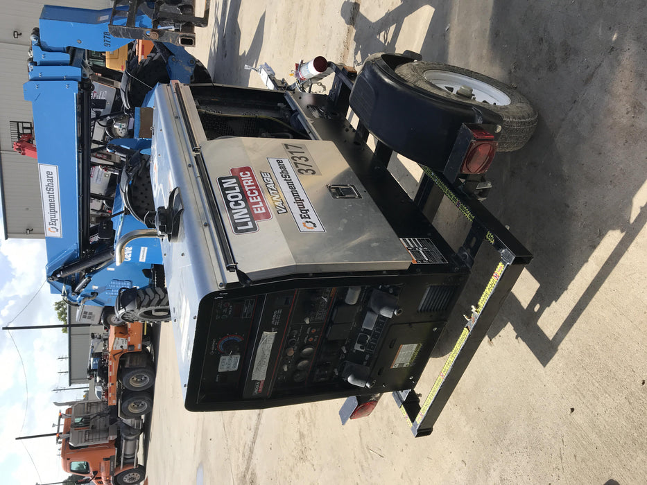 2019 Lincoln Electric Vantage 322 Ready-Pak 3, Two Wheel Trailer, Fender and Light Kit, Cable Rack