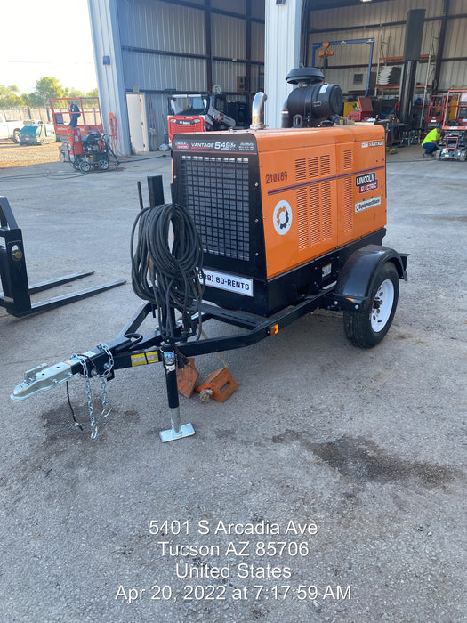 2022 Lincoln Electric Vantage 549X VANTAGE 549X READY-PAK 3