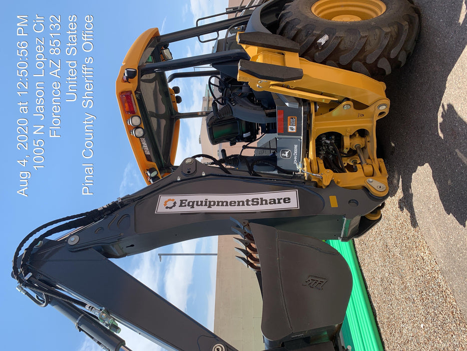 2020 John Deere 310LEP Canopy, 4WD, Standard Stick, Pilot Controls, 2 Way Hydraulics, TAG Manual QC