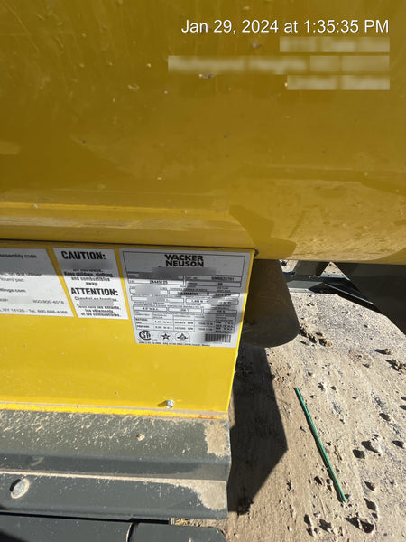 2019 WACKER NEUSON HI400G